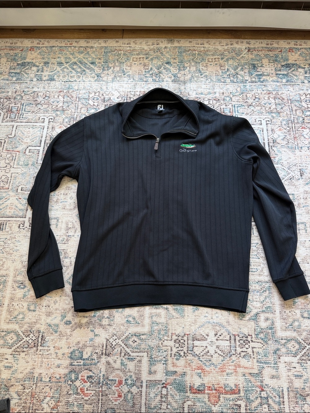 Footjoy Golf mens 1/4 zip pullover size Medium